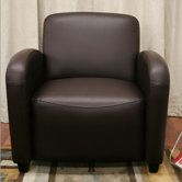 Baxton Studio Leather Chair