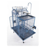 Small Split Level House Bird Cage with Divider