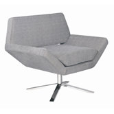 Sly Lounge Chair in Grey