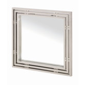 Amici Mirror in Silver