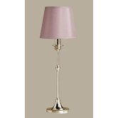 Harriet Table Lamp with Charlotte Shade in Shiny Silver