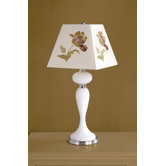 Stafford Table Lamp with Gosford Shade in Milk White