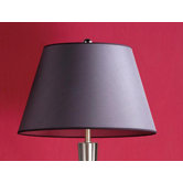 Stephanie Barrel Shade in Charcoal/Cherry