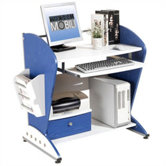 Transition 34" W Computer Desk with Keyboard Tray