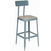 Stool with Mid Back Support and Adjustable Leg Extensions