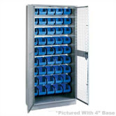 All-Welded Visible Storage Cabinet with 45 Bins: 72" H x 36" W x 18" D