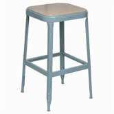 Pressed Wood Stool with Footrest