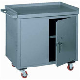 Portable Cabinet Bench: 34" H x 26" W x 24" D