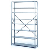8000 Series 42" Wide Open Shelving - 8 Heavy-Duty Shelves: 84" H x 42" W x 12" D