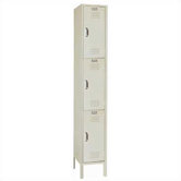 Triple Tier Locker - 1 Section (Unassembled)