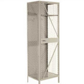 Expanded Metal Team Locker - 2 Sections (Unassembled)