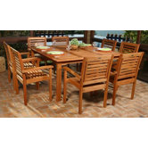 Amazonia 9 Piece Dining Set
