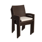 Atlantic Dining Arm Chair with Cushion