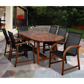 Amazonia Jersey 7 Piece Dining Set