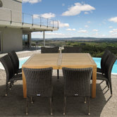 Amazonia Teak Albany 9 Piece Dining Set