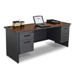 Pronto Double Pedestal Locks with 2 Keys Computer Desk