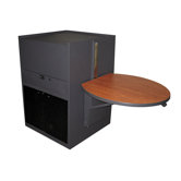 Zapf Office Support Media Center Cart with Acrylic Door