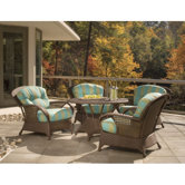 Boca 5 Piece Round Dining Table Set