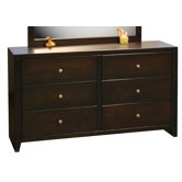 Urban Loft 6 Drawer Dresser