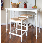 Hawthorne 3 Piece Counter Height Dining Set