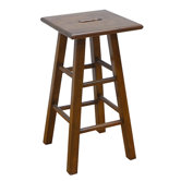 Fairmont 24" Stool in Walnut Stain