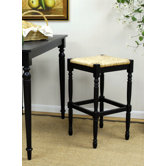 Hawthorne 30" Antique Black Counter Stool