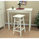 O'Malley Pub Bar Stool in Antique White
