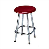 Solid Plastic Stool with Footring
