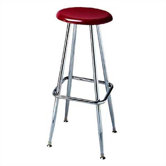 Height Adjustable Solid Plastic Stool with Footring