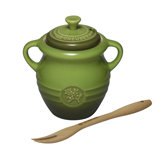 Stoneware 12 oz. Olive Jar