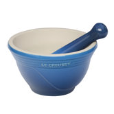 Large Mortar and Pestle Set in White