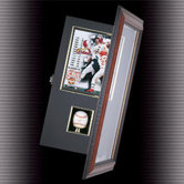 Coach's Choice Baseball and Photo Shadow Box Display