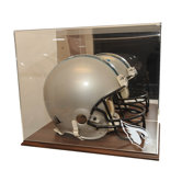 Helmet Display Case in Wood