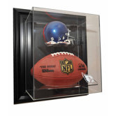 Mini Helmet and Football "Case-Up" Display