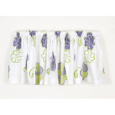 LuLu White Floral Window Valance