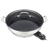 Green Gourmet Cookware 14" Electric Skillet with Lid