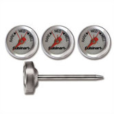Set of Four Outdoor Grilling Steak Thermometers