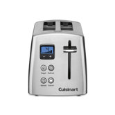 Compact 2-Slice Stainless Steel Toaster