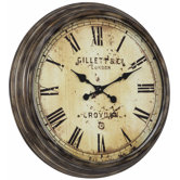 Frye Clock in Distressed Aged Bronze