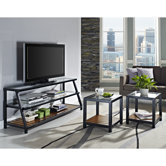 60" TV Stand and End Table Combo