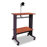 Space-Saving Fixed Height Workstation