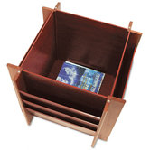 Reception Table, Square, 23-1/4w x 23-1/4d x 21h, Mahogany
