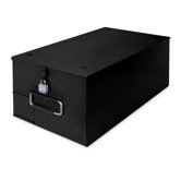 Stacking File Vault,22 Gauge Steel,12-4/5"x22-4/5"x9-3/5",BK