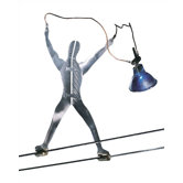 Metal Man Functional Art Track Light