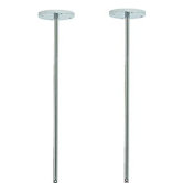 Kable Lite Heavy Duty Standoff in Chrome and Satin Nickel