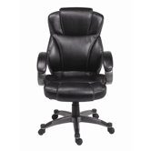 Genuine Waxed Mid-Back Leather Executive Chair