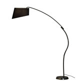 Ibis Arc Floor Lamp in Black