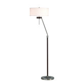 Miles Floor Lamp in Dark Brown