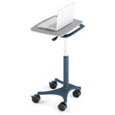 Zido Mobile Adjustable Height EMR Cart With Handle