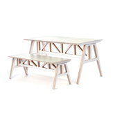 Truss 2 Piece A - Frame Table and Bench Set